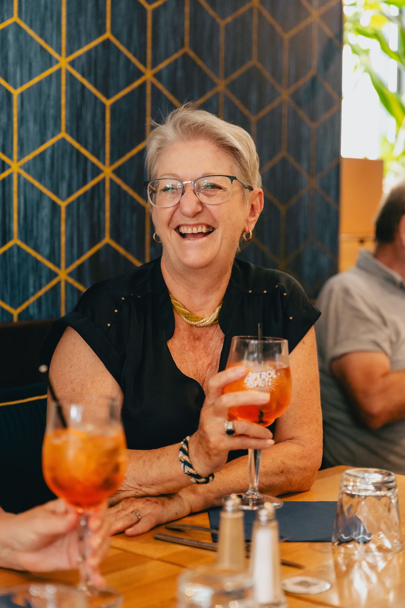 Un spritz à l'apéritif, en salle.